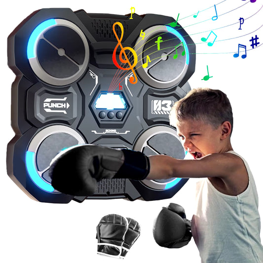 Wall-Mounted Smart Music Boxing Machine β Fun Decompression Toy for Kids
