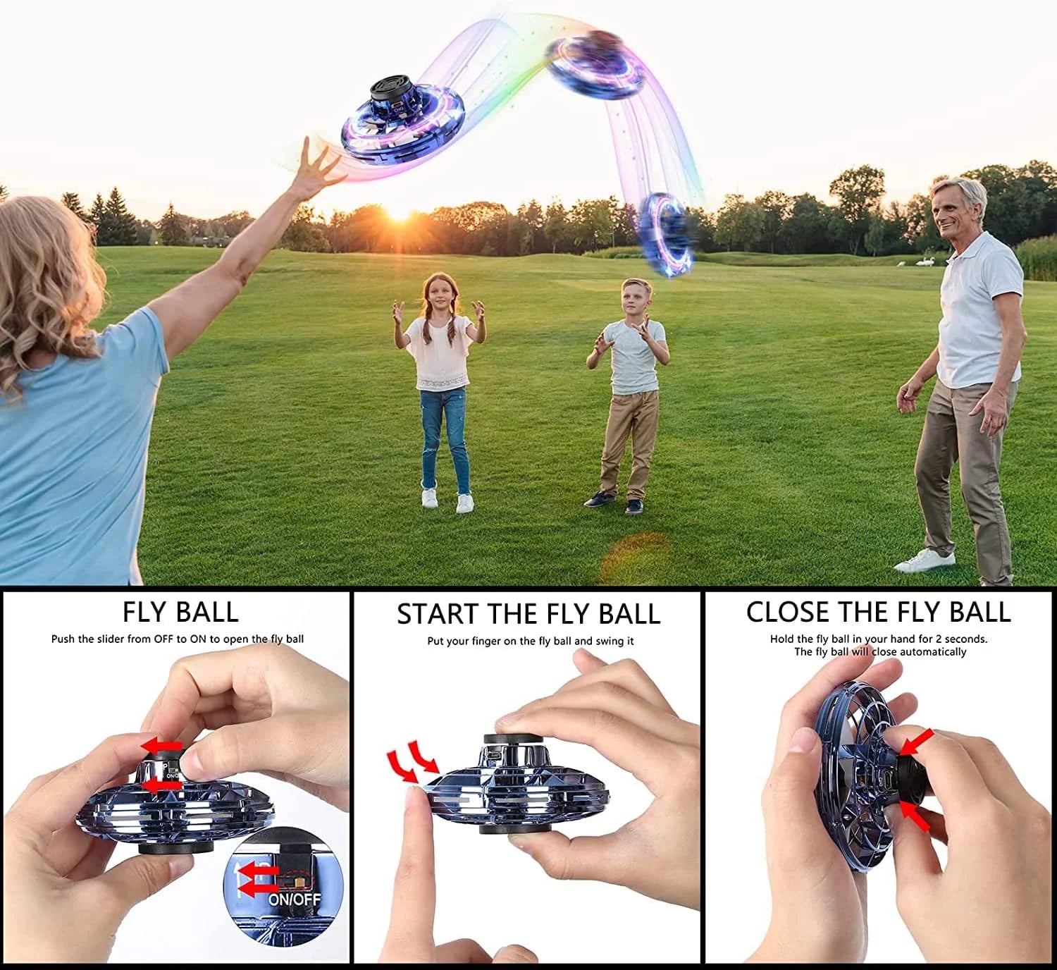 Soar high with our Blue Flying Spinner Mini Drone! π The ultimate fun toy for kids and adults alike, featuring 360Β° flight, LED lights, and endless excitement for indoor and outdoor play! πΈβ¨ #FunForAll #FlyingSpinner