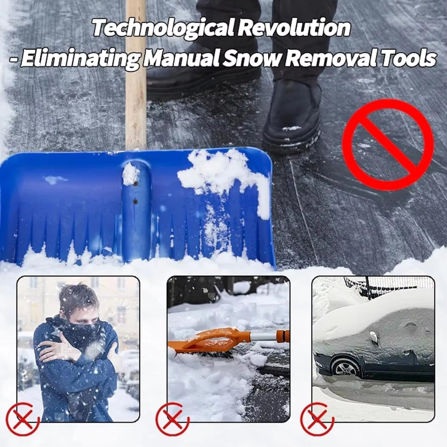 Portable Vehicle Deicing Instrument Solid Aromatherapy Car Diffusers for Auto Truck Antifreeze Snow Removal Instrument