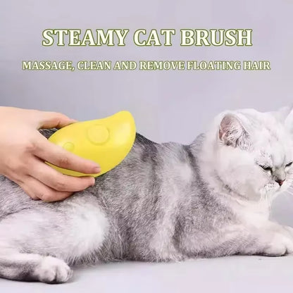 Ultimate Pet Grooming Game-Changer: 3-in-1 Electric Steamy Brush for Cats & Dogs! 🐾💖 #PetGrooming #FurryFriends #PamperYourPet