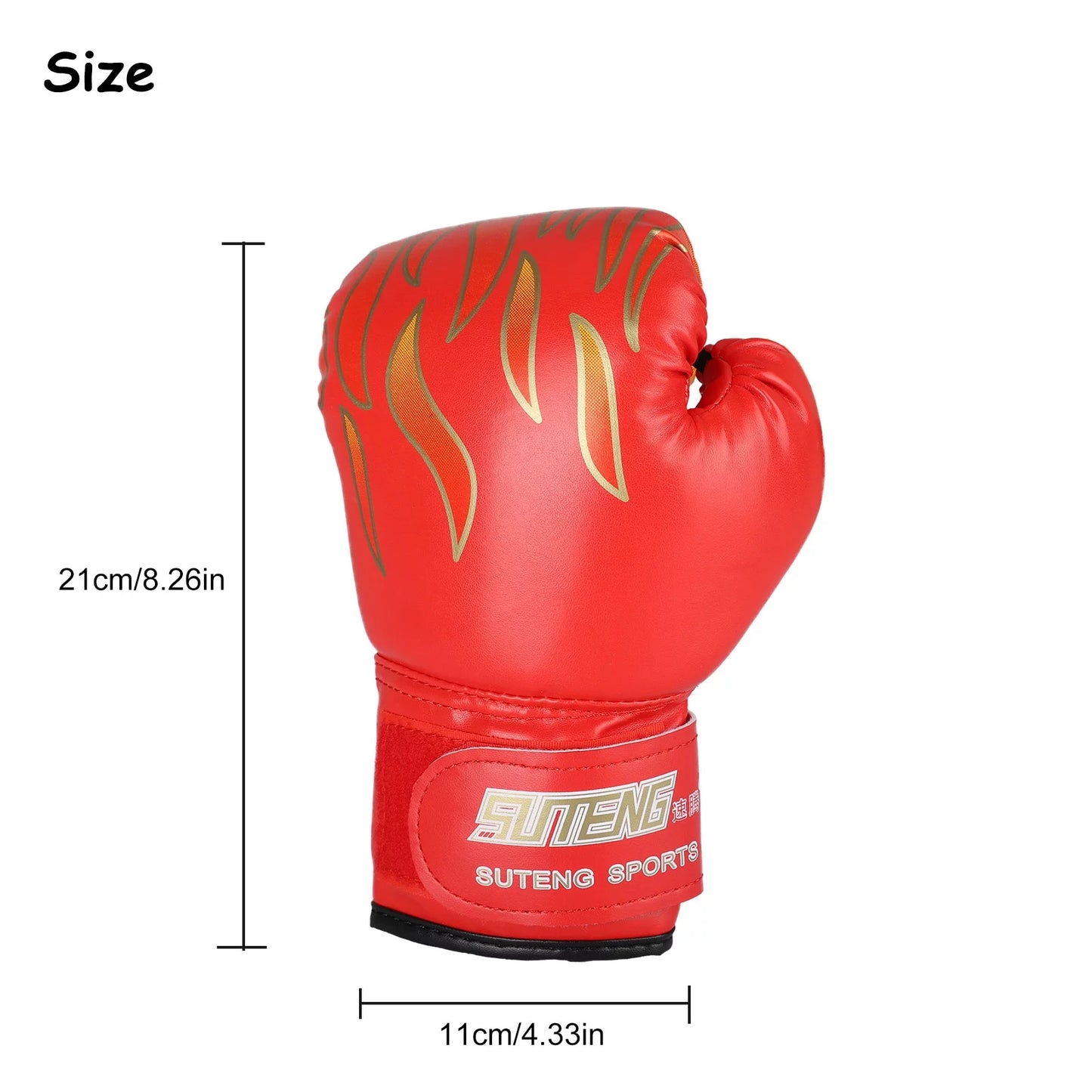 3Oz Kids Boxing Gloves – Lightweight, Breathable PU Leather with Adjustable Strap