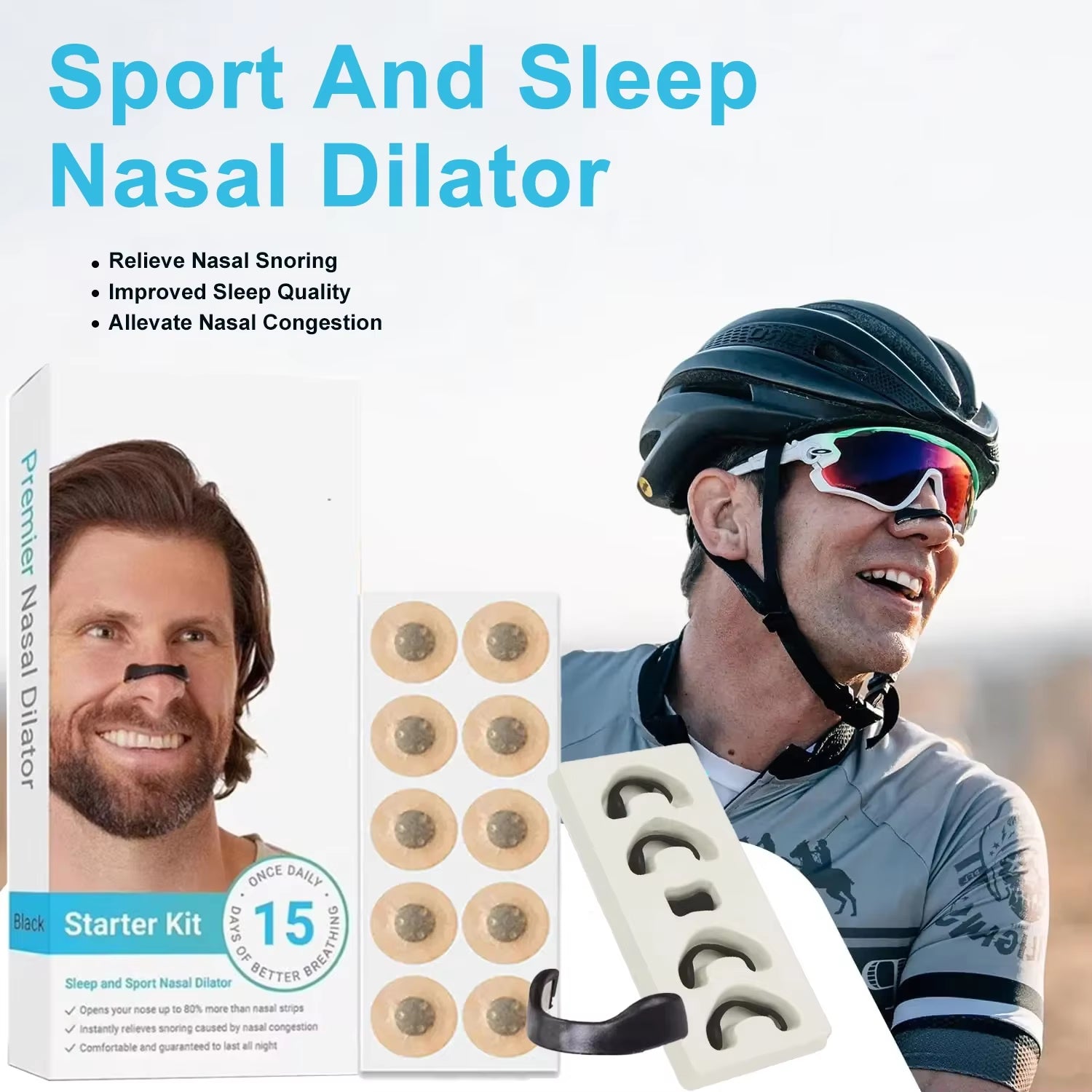 Sport Nasal Dilator Sleep Nasal Breathing Dilators Stop Snoring Breathe Strips Magnetic Nasal Strip Reduce Snoring Sleep Dilator