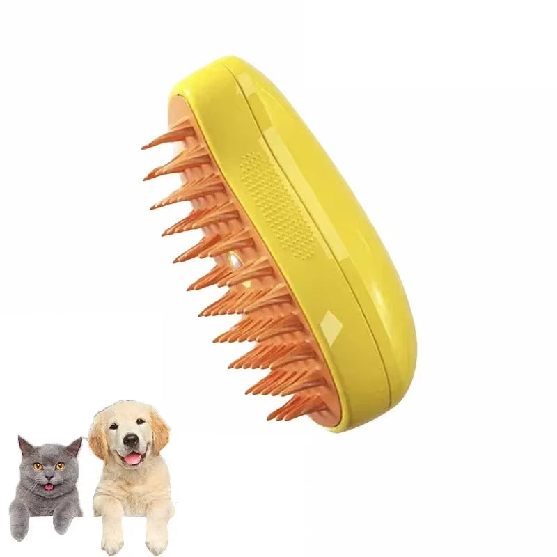 Ultimate Pet Grooming Game-Changer: 3-in-1 Electric Steamy Brush for Cats & Dogs! 🐾💖 #PetGrooming #FurryFriends #PamperYourPet