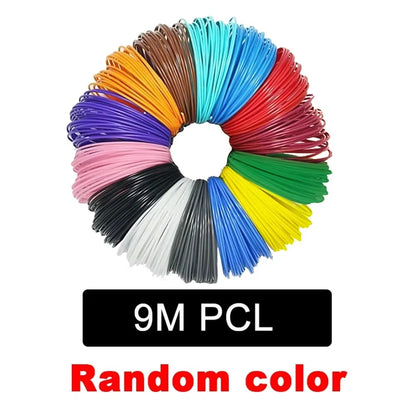 PLA/PCL 3D Pen Filament – 1.75mm, Safe & Odorless, 9m/25m/50m/100m Options