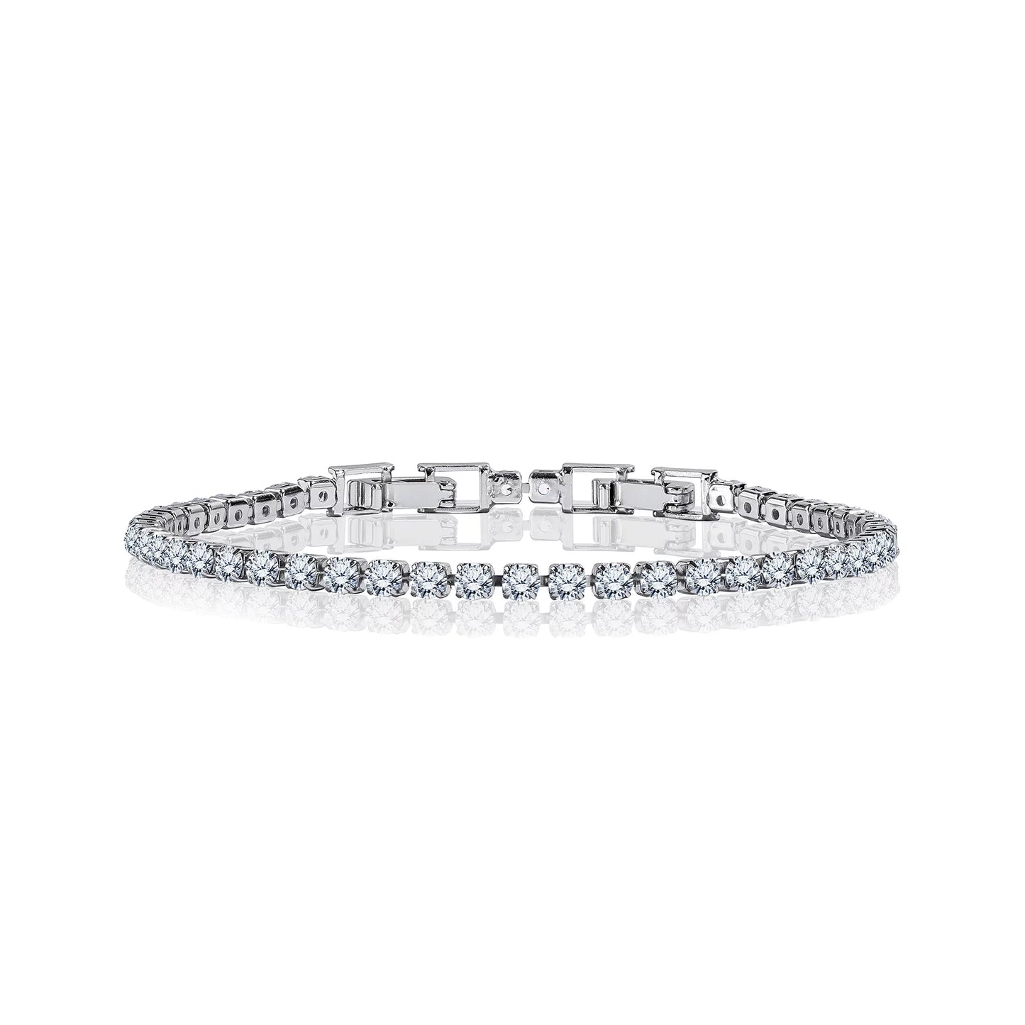 8 Carat round Cut Square Set Tennis Bracelet for Women - Gift for Her - Anniversary Gift