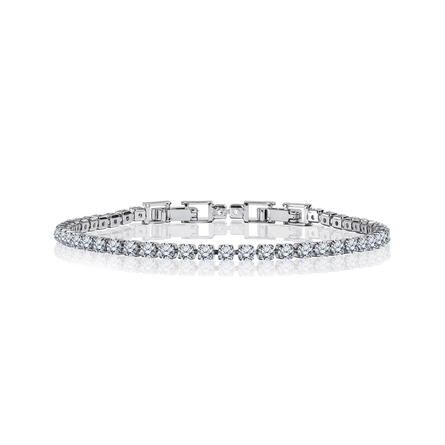 8 Carat round Cut Square Set Tennis Bracelet for Women - Gift for Her - Anniversary Gift