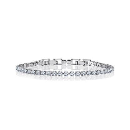 8 Carat round Cut Square Set Tennis Bracelet for Women - Gift for Her - Anniversary Gift