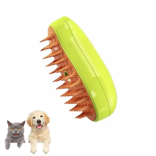 Ultimate Pet Grooming Game-Changer: 3-in-1 Electric Steamy Brush for Cats & Dogs! 🐾💖 #PetGrooming #FurryFriends #PamperYourPet